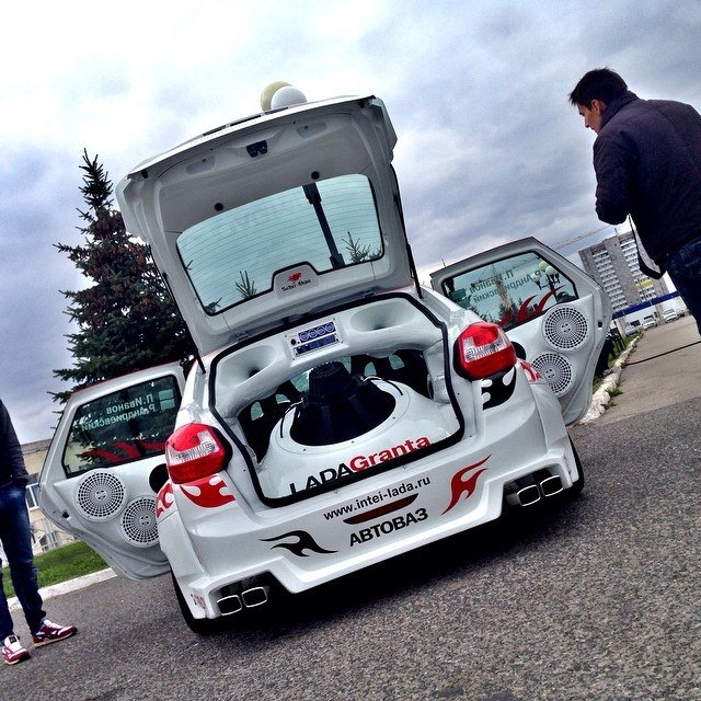 MOTOREXPO-2014. Тольятти — Lada Гранта лифтбек, 1,6 л, 2014 года ...
