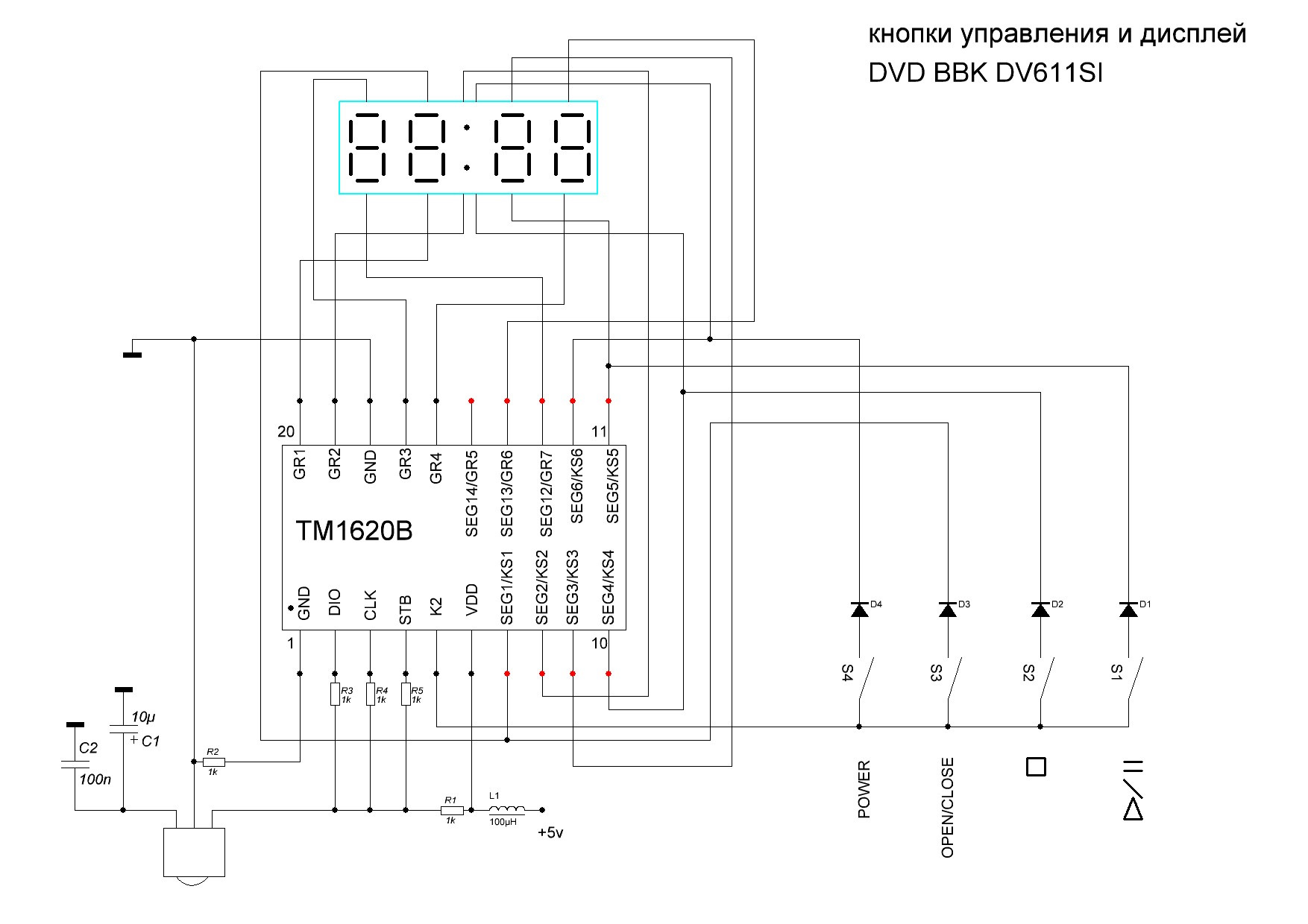 Bbk bs05bt схема принципиальная