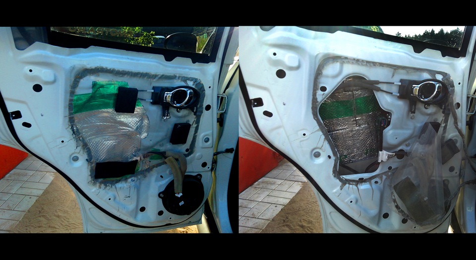 Вибру в двери, саб в багажник — Nissan Juke (1G), 1,6 л, 2011 года ...