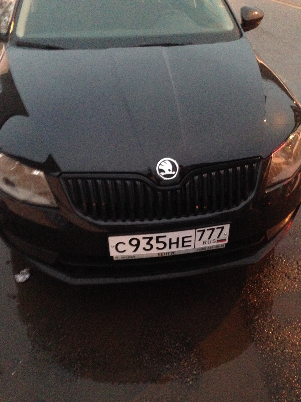 Решетка — Skoda Octavia Combi A7 Mk3, 1,8 л, 2014 года | просто так ...