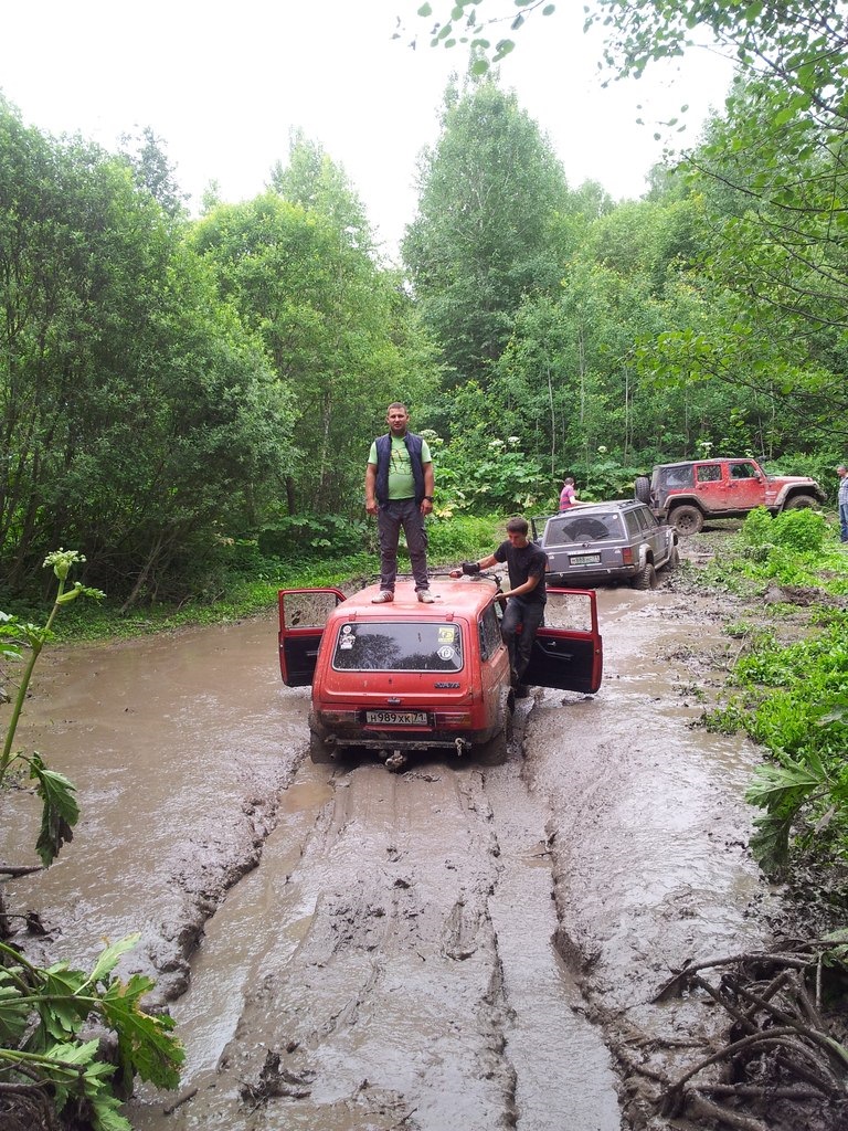 уже чуть ее размесили — Jeep Wrangler (JK)