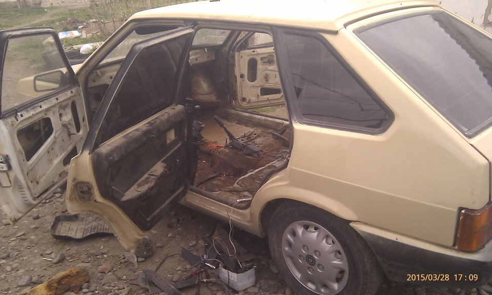 Решил поменять днище начну с этого — LADA 2109, 1,5 л., 1998 года ...