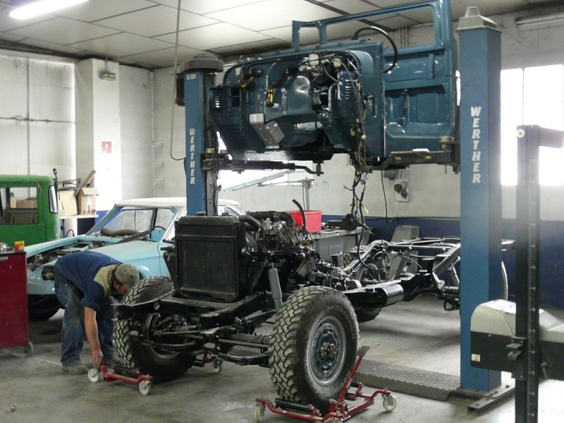 Соединяем с рамой — Toyota Land Cruiser 40