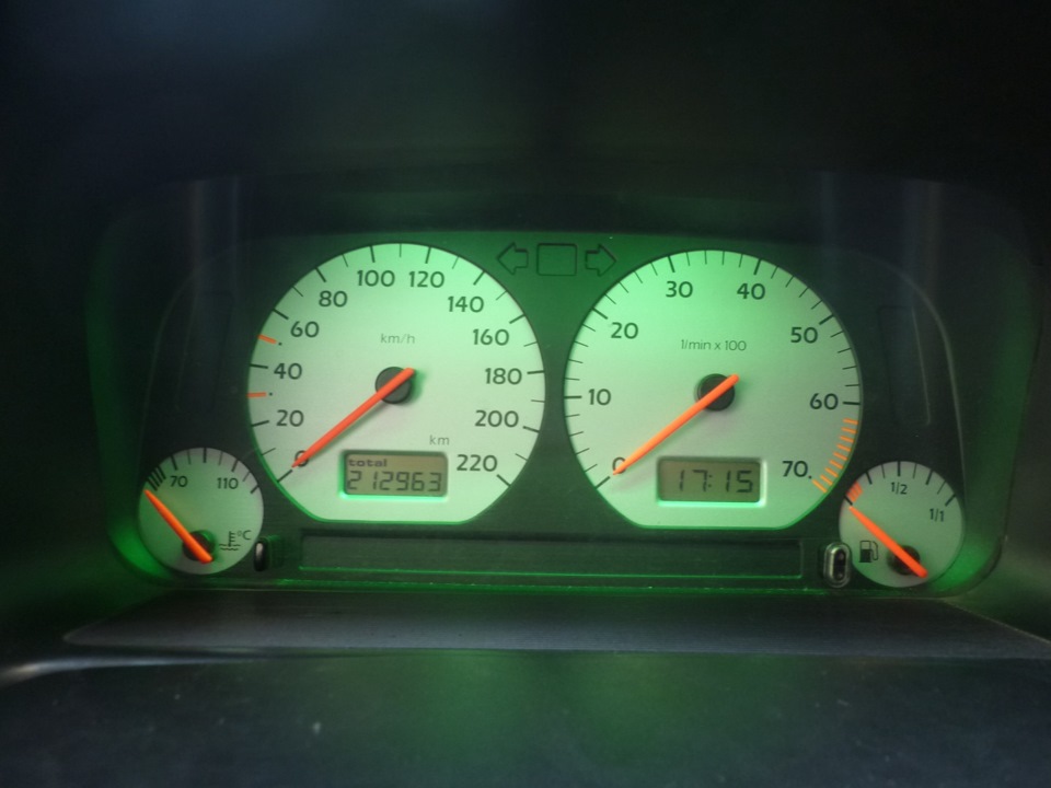 Освещение щитка приборов! LED! — Volkswagen Golf Mk3, 1,8 л, 1995 года ...
