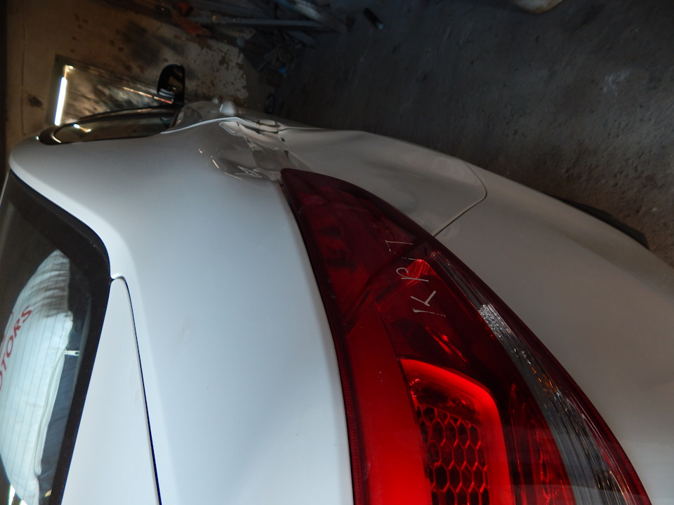 Ремонт киа рио, крыло-дверь — DRIVE2