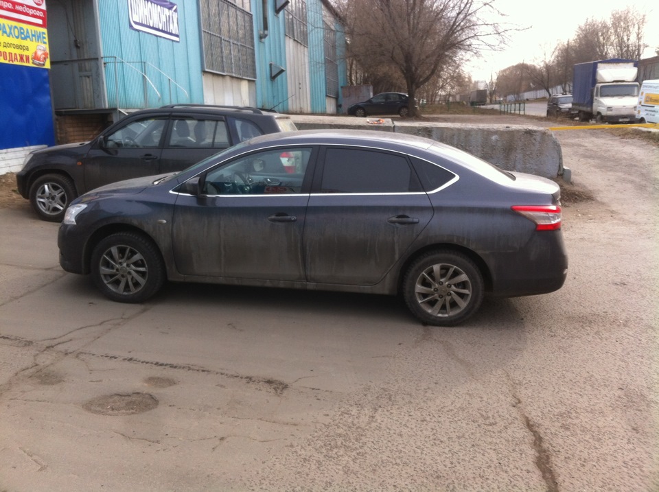 опять заехал на мойку))) любо дорого смотреть)))) — Nissan Sentra (B17 ...