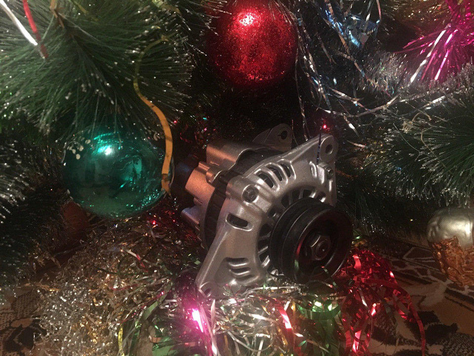 Генератор 4D56 110А — Mitsubishi Pajero (1G), 2,5 л, 1987 года ...