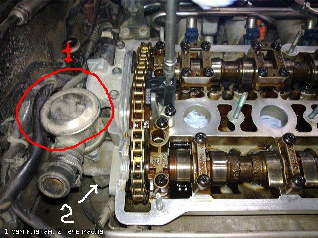 Комбинированый клапан в масле — Skoda Superb Mk1, 1,8 л, 2007 года ...