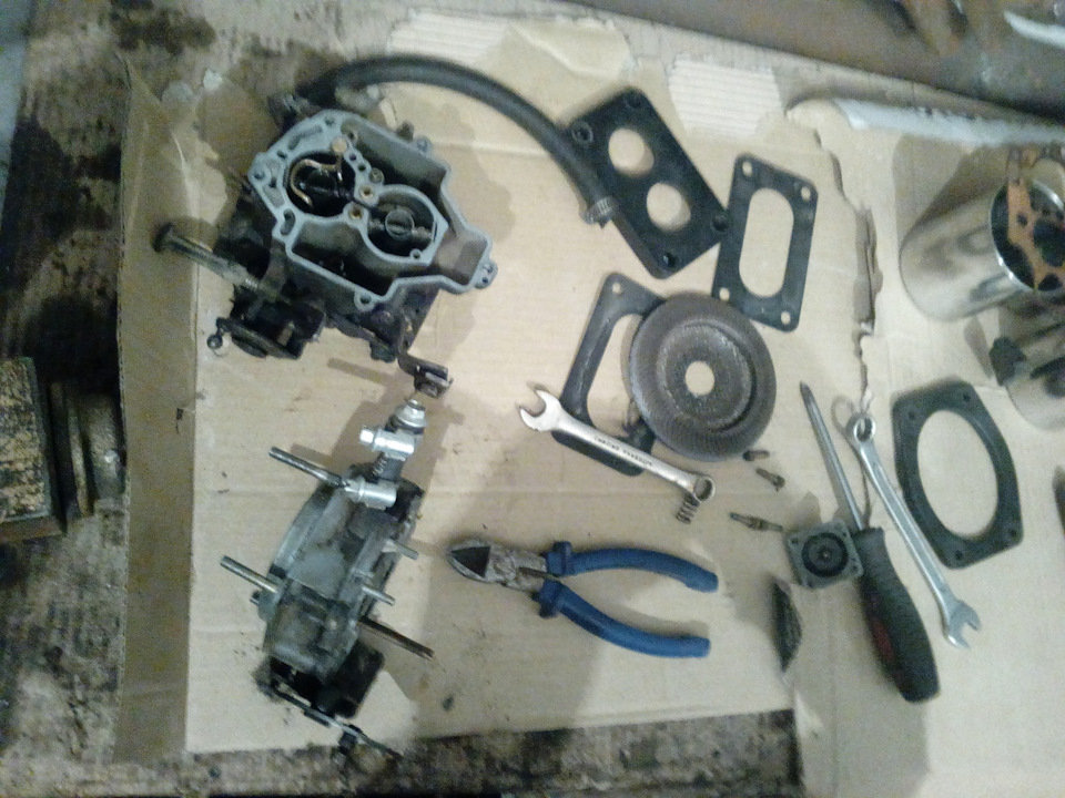 Переборка карбюратора Solex 21073 — Москвич 2141, 2 л, 1992 года ...
