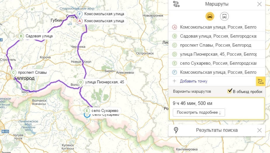 Карта бирюча белгородской области