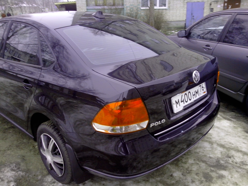 спойлер volkswagen polo sedan