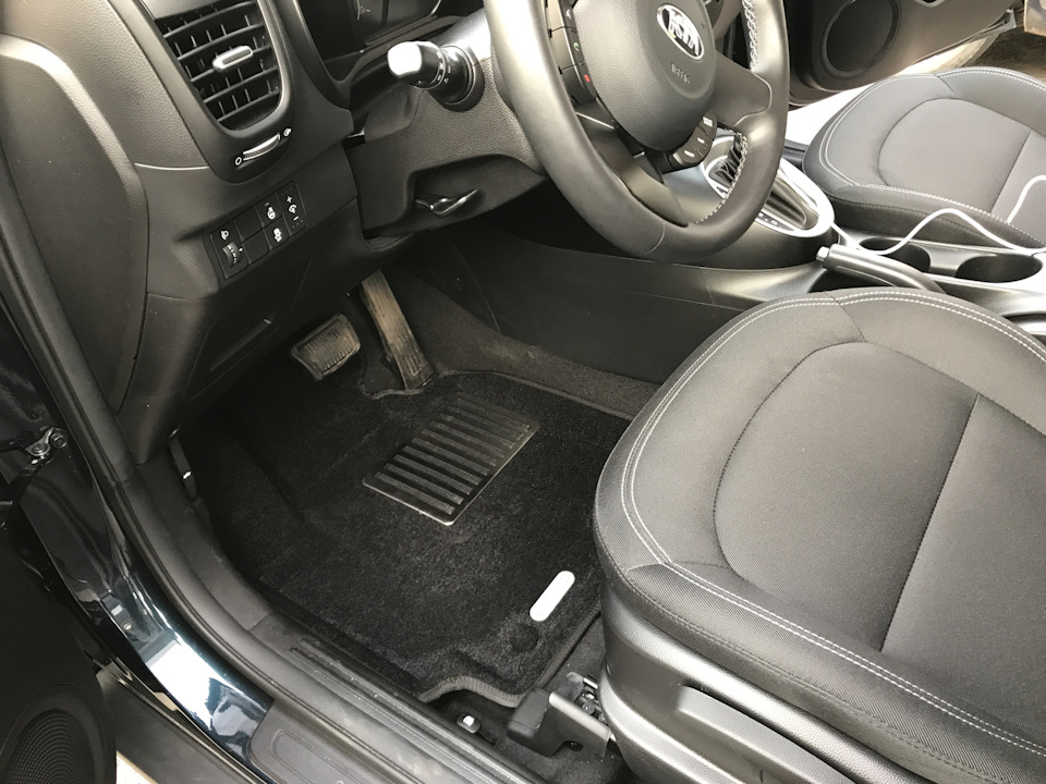 3д коврики люкс для Киа Соул 2 — Euromat3D на DRIVE2