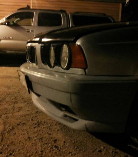 Примерка пд ///М-тех бампера — BMW 5 series (E34), 2,5 л, 1994 года ...