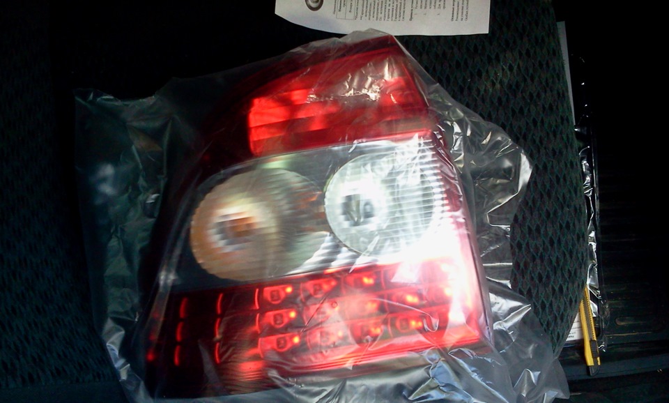 новые фары Бош и фонари от приоры рестайлинг — Lada Приора седан, 1,6 л ...