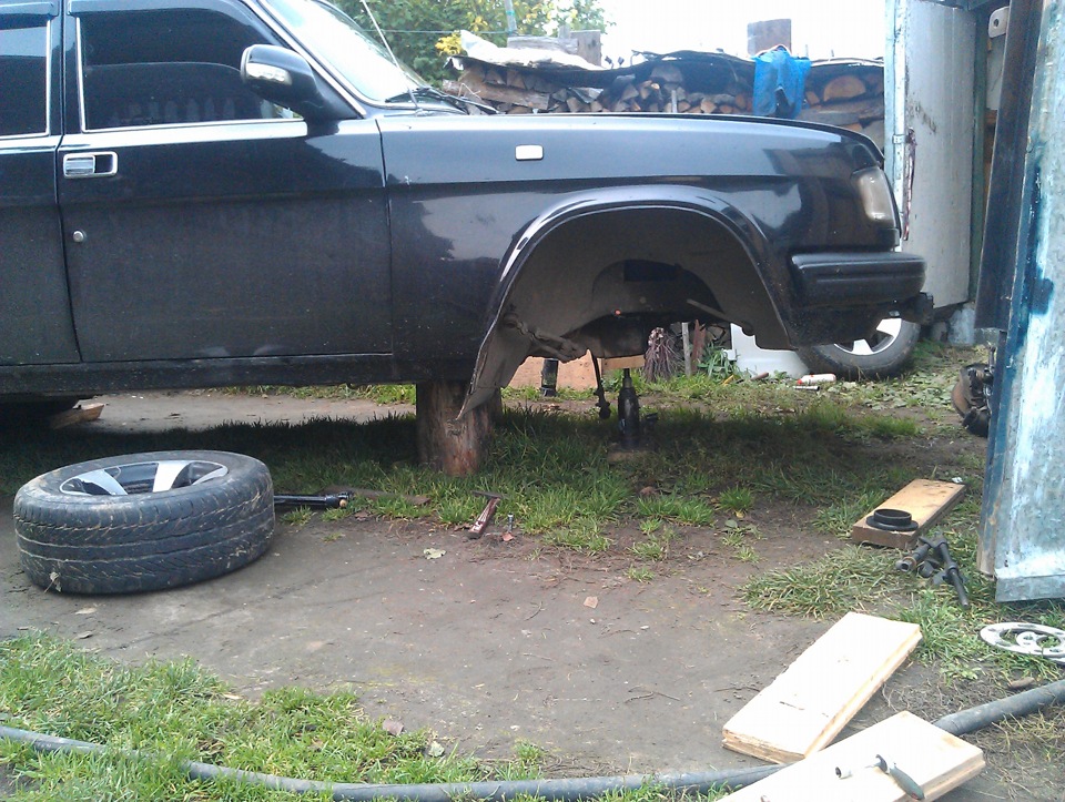 Замена шкворней на шары. — ГАЗ 31029, 2,6 л, 1996 года | тюнинг | DRIVE2