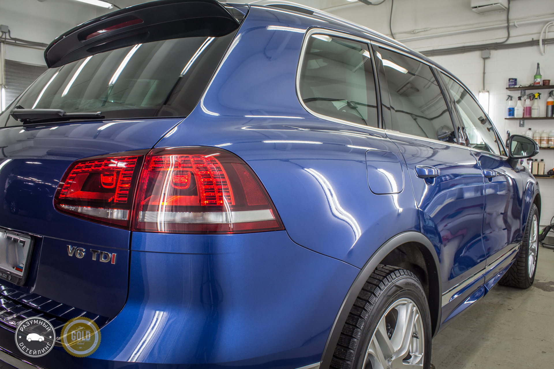 Керамика на кузов и антидождь на стекла — Volkswagen Touareg (2G), 3 л ...