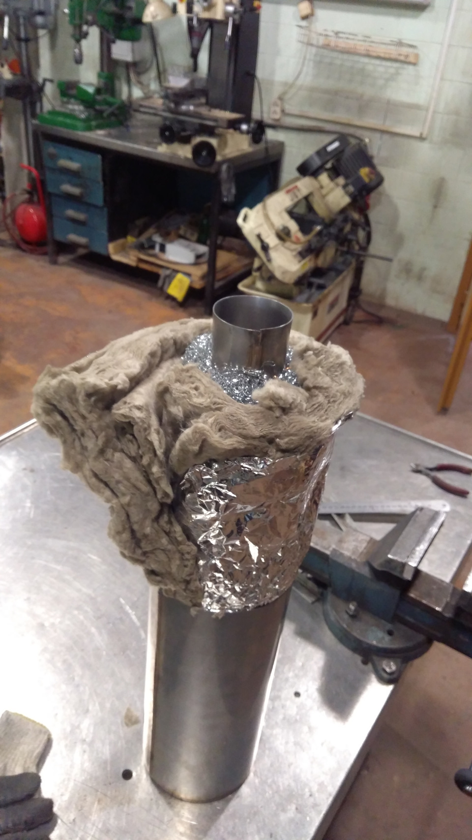 самодельный пламегаситель и его установка часть1 — Mitsubishi Lancer X ...