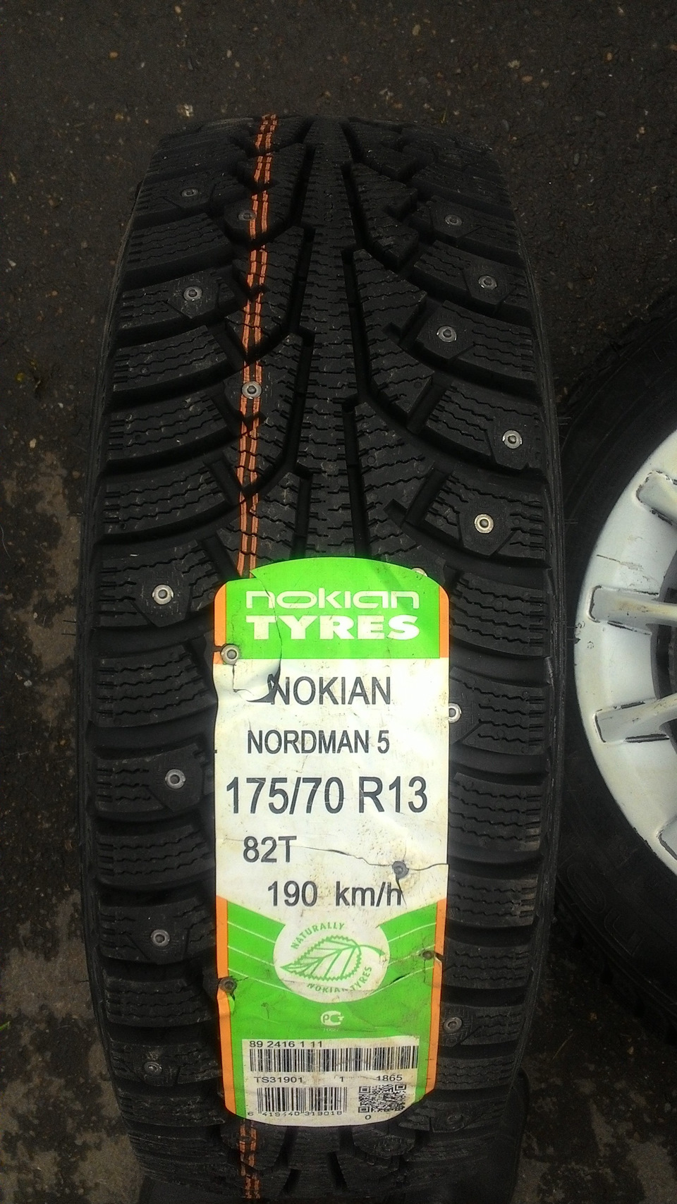 Покупка Nokian Nordman 5 175/70 R13 — Toyota Corolla (90), 1,5 л, 1989 ...