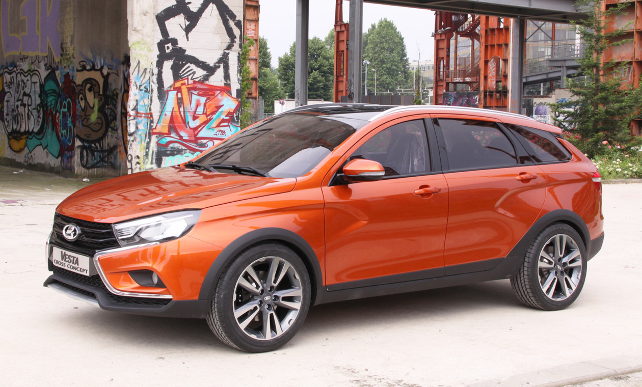 Lada vesta cross sw интерьер