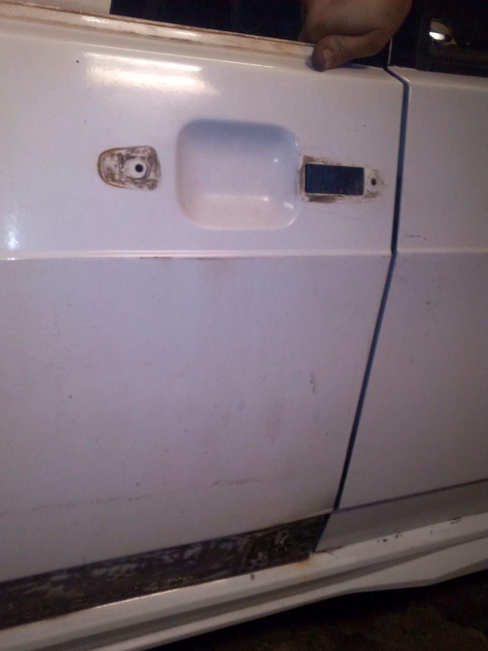 Восстановление сгнившего низа двери.часть-2 — Lada 21093, 1,6 л, 1997 ...