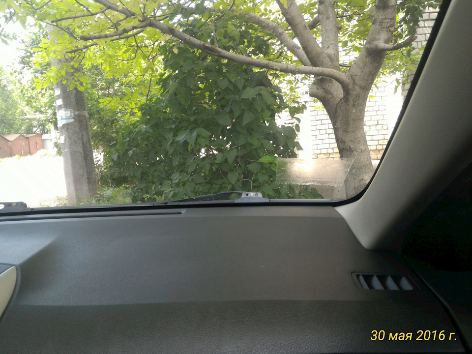 Чистка лобового стекла — Toyota Corolla (140/150), 1,6 л, 2008 года ...