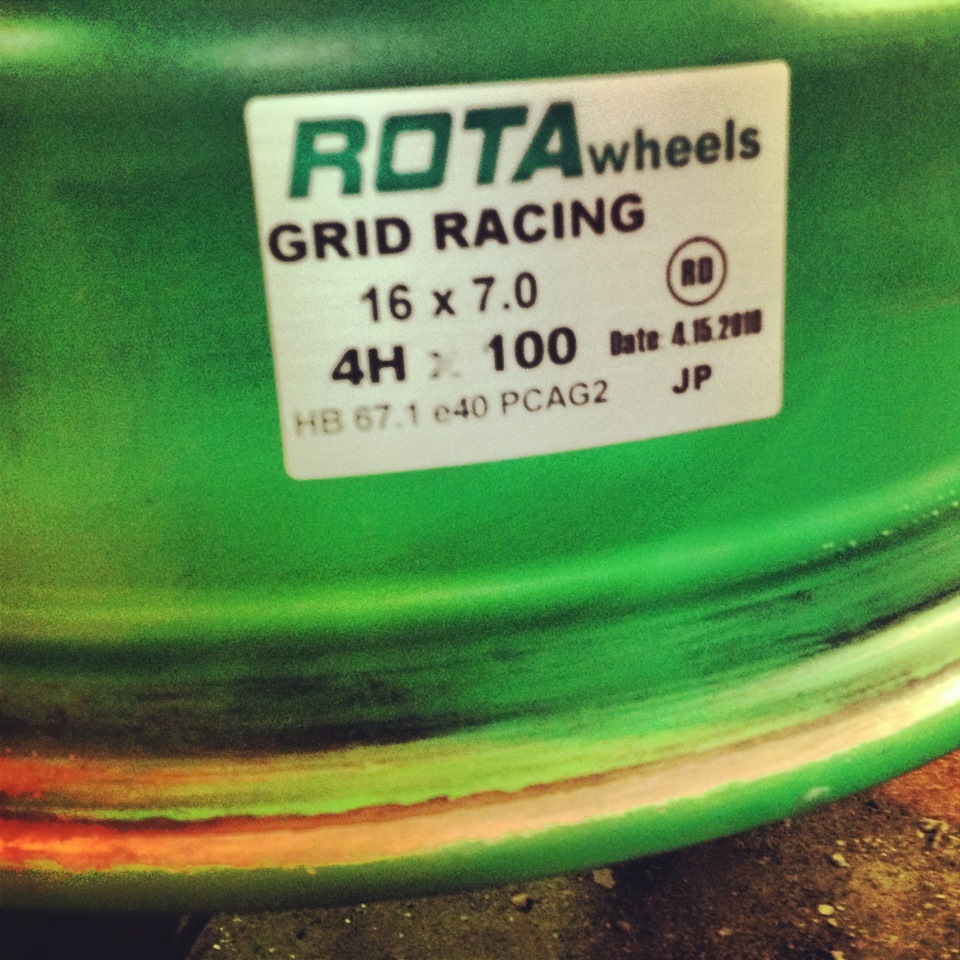 Новая резина на новые дицки и PWJDM — Honda Civic Hatchback (6G), 1,8 л ...