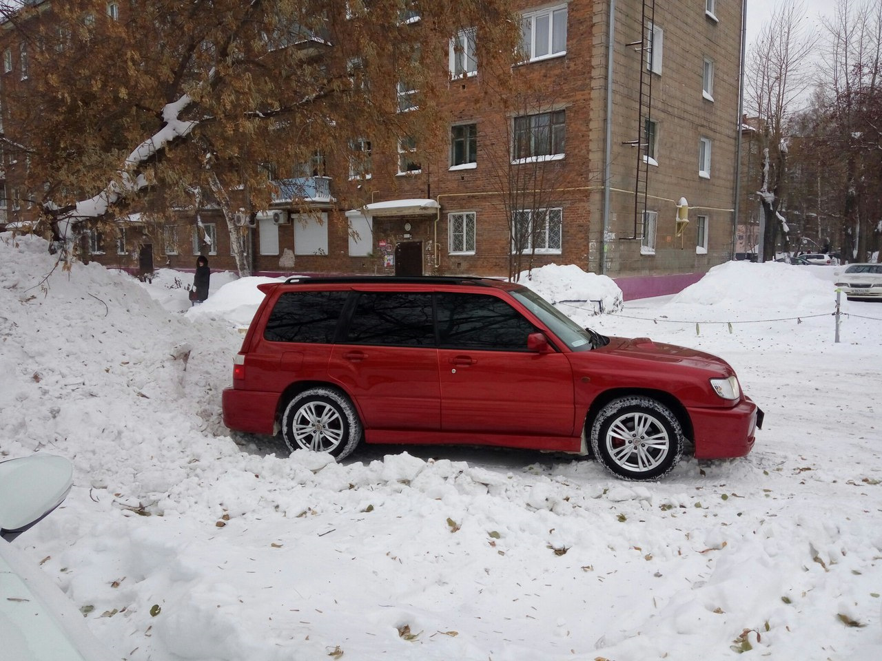 Субару Форестер зима