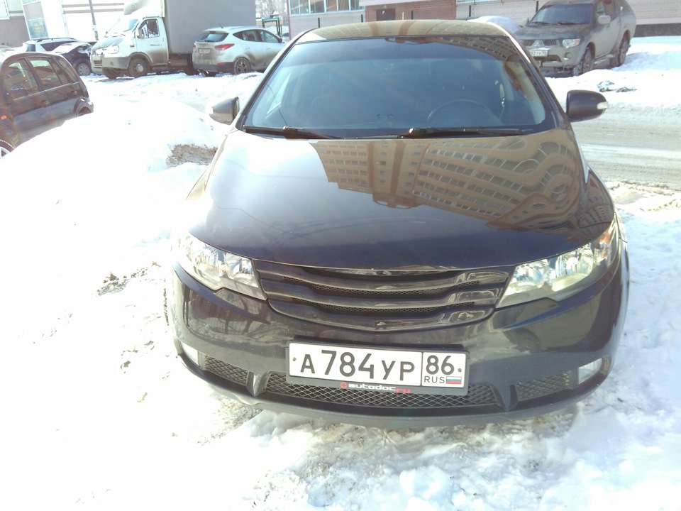 Решётка и спойлер — KIA Cerato (2G), 2 л, 2010 года | стайлинг | DRIVE2