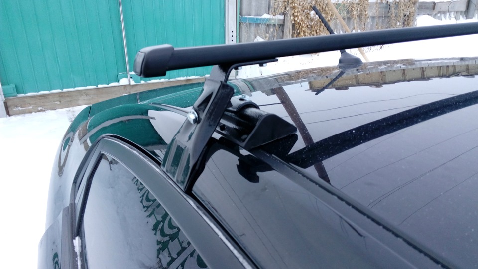 Установка багажника муравей на крышу автомобиля видео