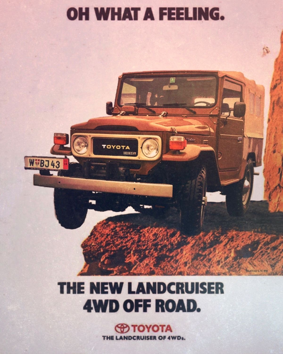 Любимая машина в рекламе — Toyota Land Cruiser 40, 3 л, 1979 года | просто  так | DRIVE2