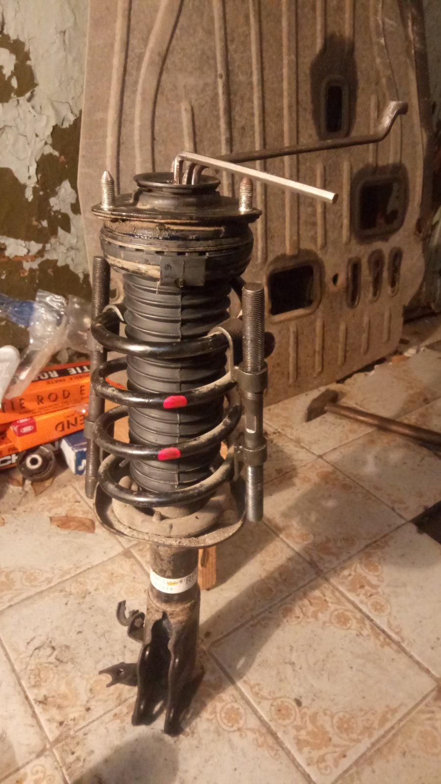 \"пересыпал подвеску\" + установка новой рулевой втулки рейки с олх.типа ...