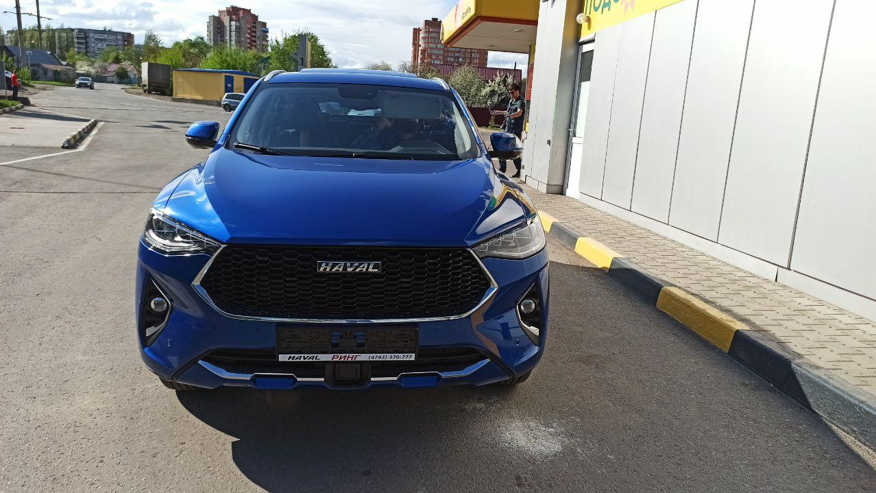 Синий haval f7x фото