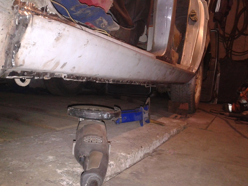 Замена порогов — ГАЗ 3110, 2,3 л, 1998 года | кузовной ремонт | DRIVE2