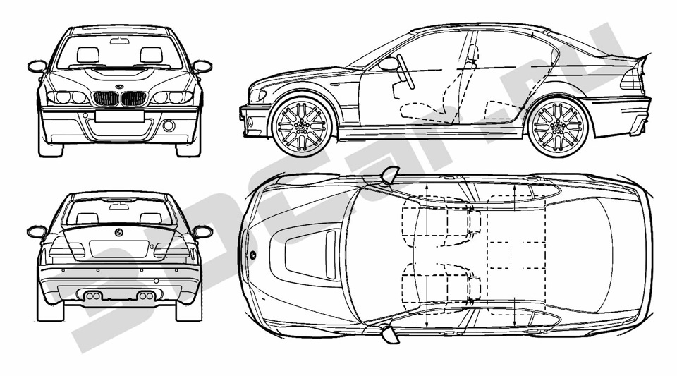 Чертеж машины бмв м5 ф90 болтается в колее - BMW 3 series (E46), 2,5 л, 2001 года наблюдение DRIVE2