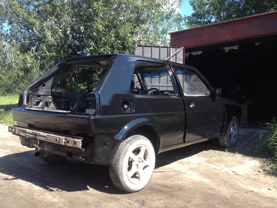 Выкатились их покрасочной — Volkswagen Golf Mk2, 1,8 л, 1989 года ...