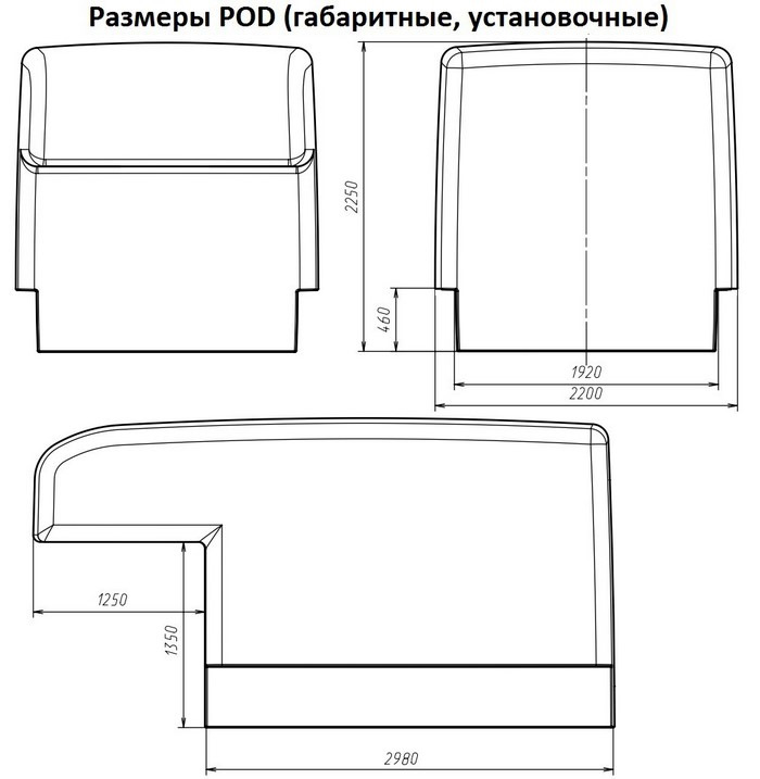 Раскладной диван в газель своими руками чертежи