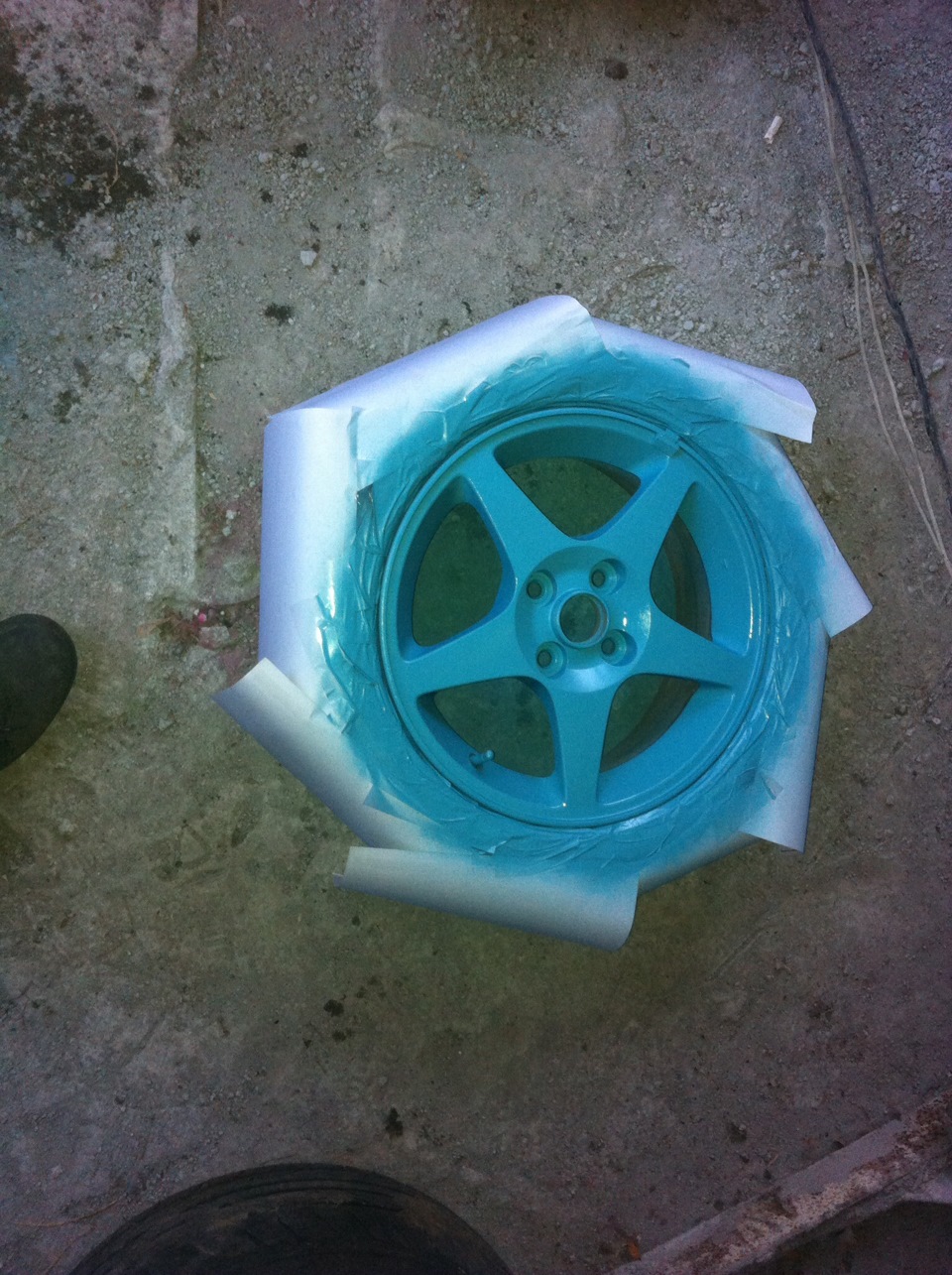 Покраска дисков — Mitsubishi Cedia, 1,8 л, 2002 года | колёсные диски ...