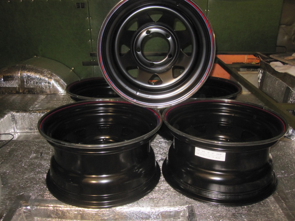 Диск колесный УАЗ R16 A17 Black R-STEEL 5x139,7 ЕТ-19 D-110. — УАЗ 3962 ...
