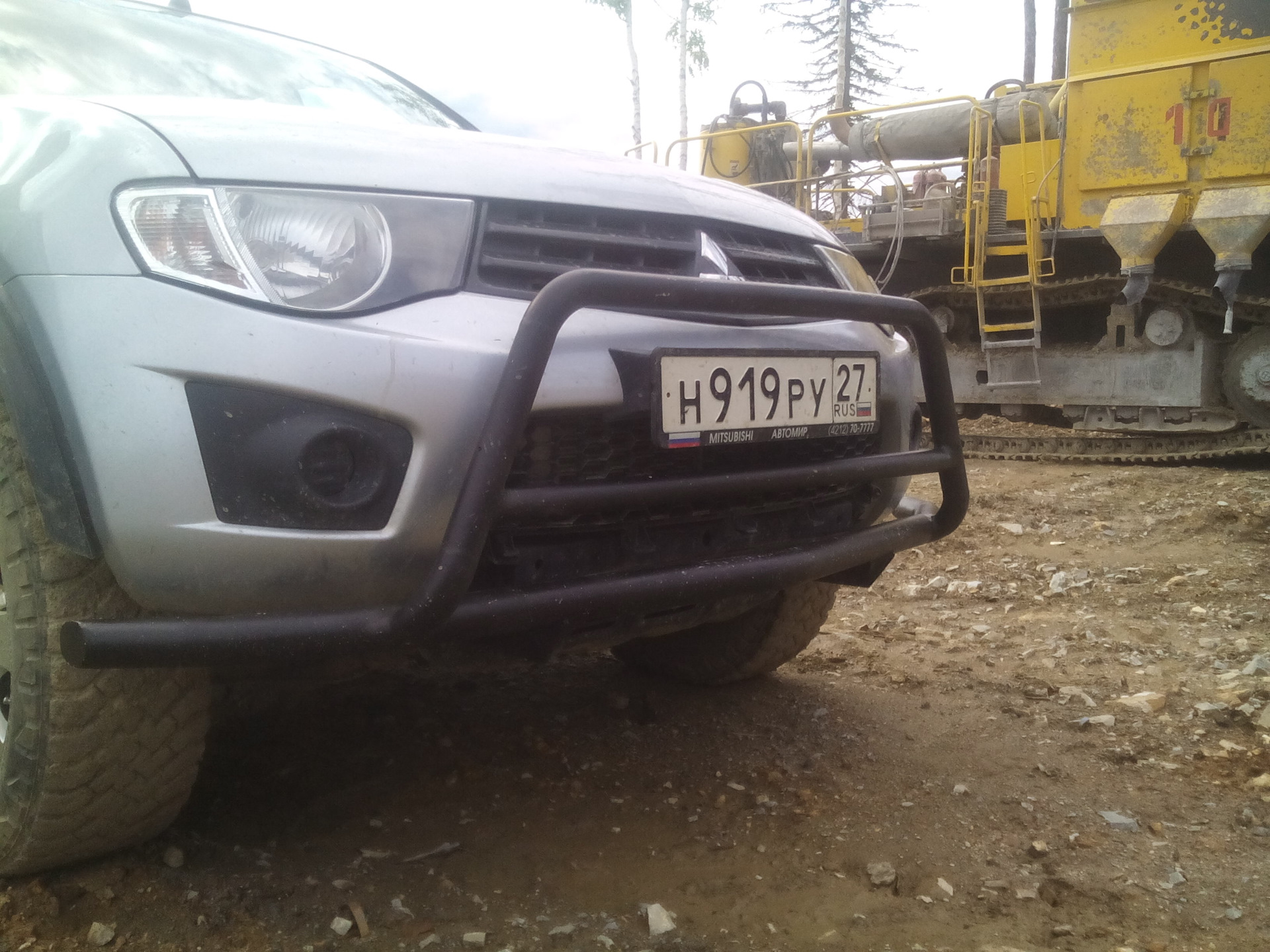 Кенгурин — Mitsubishi L200 (4G), 2,5 л, 2015 года | стайлинг | DRIVE2