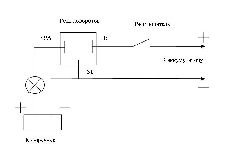 Промывка форсунок своими руками схема