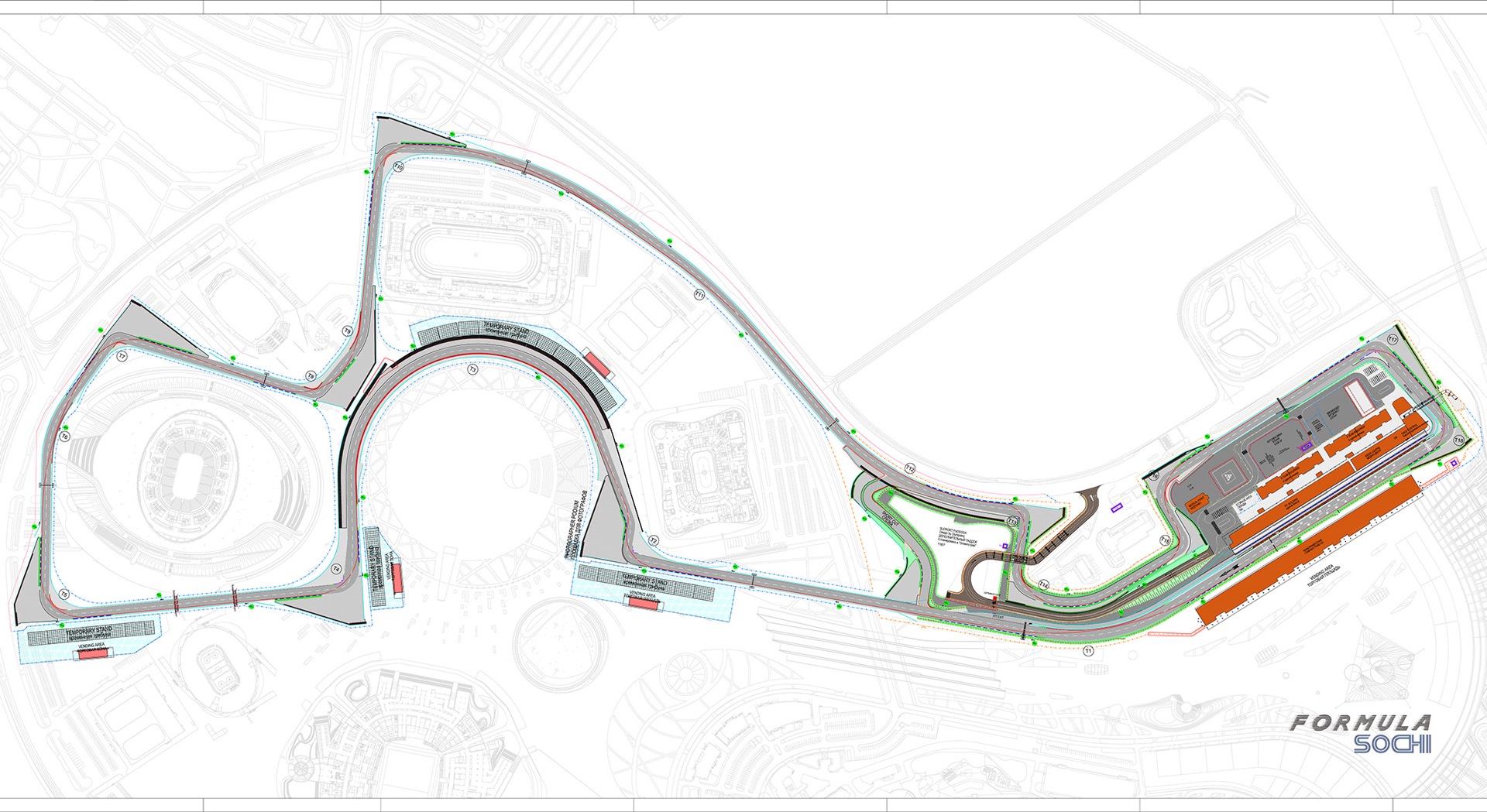 Трасса формула 1 сочи схема