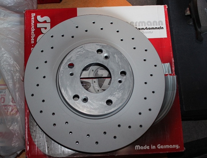 Тормозные диски + колодки — Honda Accord (7G), 2,4 л, 2007 года ...