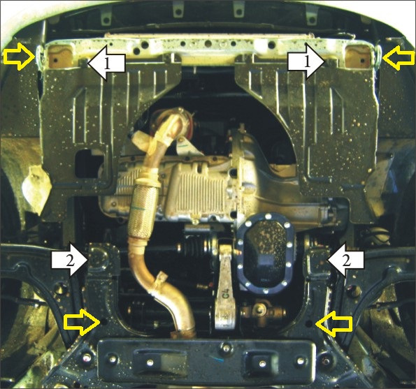 Установка защиты. — Chevrolet Lacetti Sedan, 1,4 л, 2006 года ...
