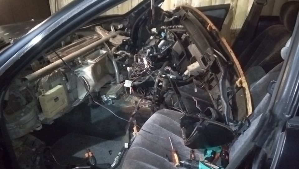 Как снять радиатор печки чайзер 100 Замена радиатора печки - Toyota Chaser (90), 2,5 л, 1994 года своими руками DRIV