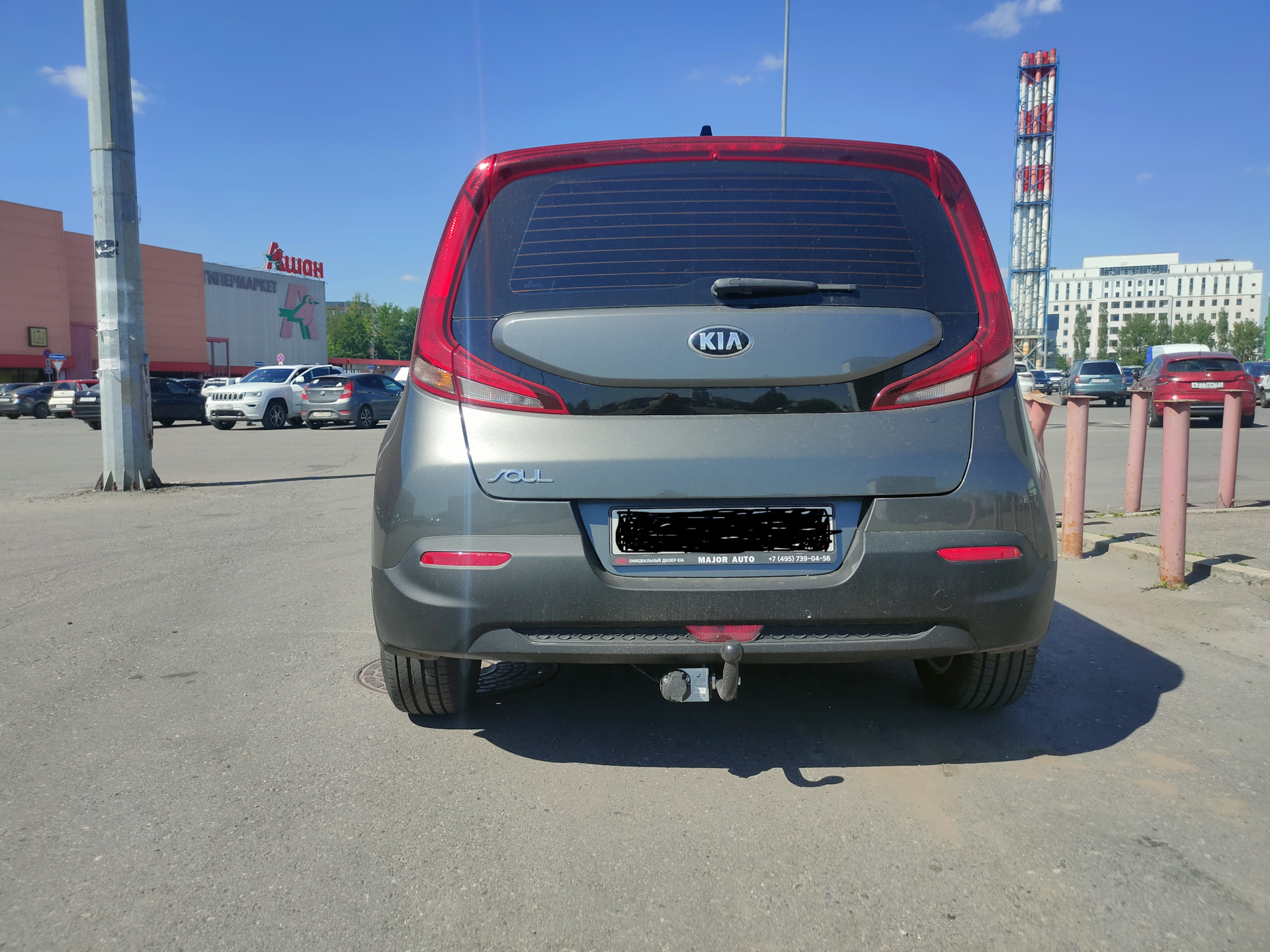 Установка фаркопа — KIA Soul (3G), 1,6 л, 2020 года | аксессуары | DRIVE2