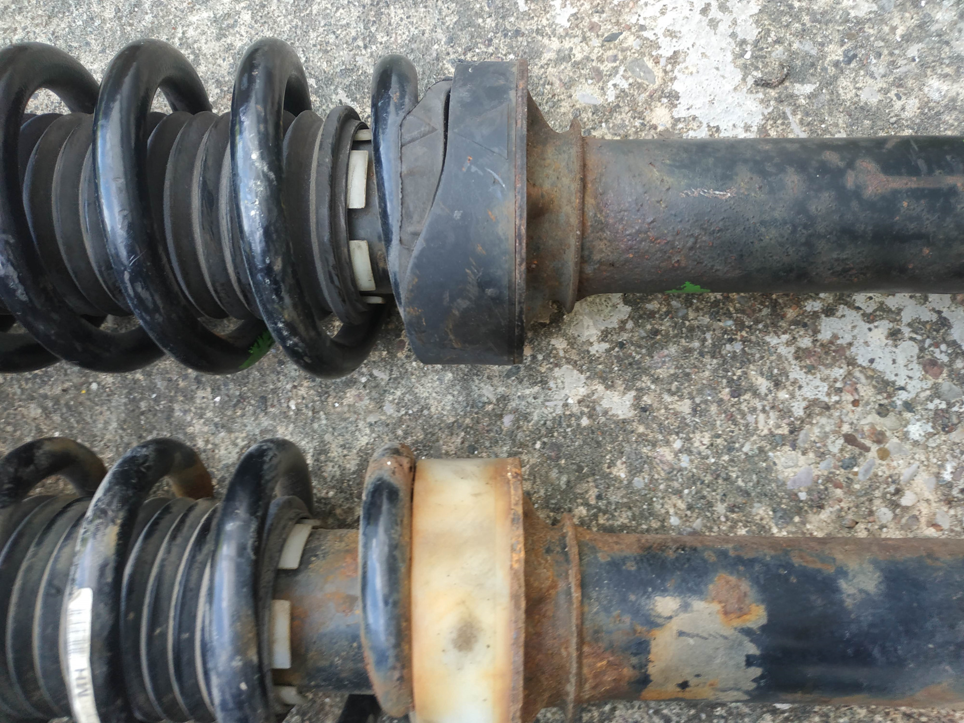 замена стойки подвески на туареге от Q7, клиренс туарега стал как у ...