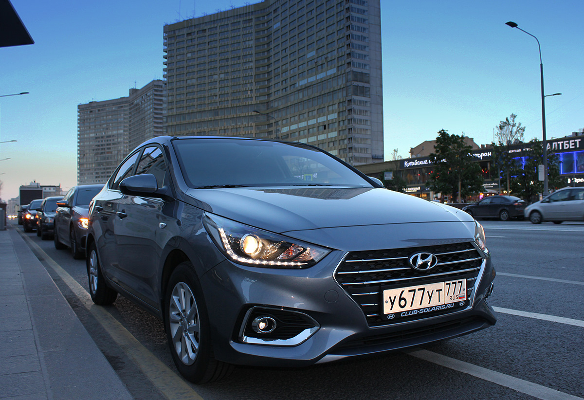 Hyundai solaris 19 года