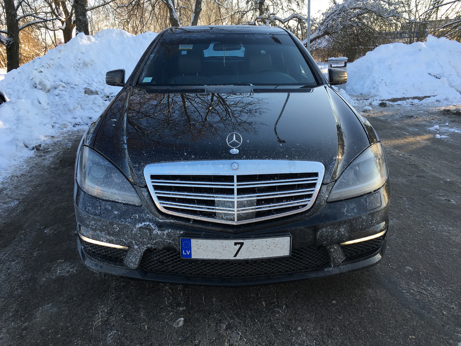 Зима, Реагенты, Керамика, Мойка… — Mercedes-Benz S-Class (W221), 5,5 л,  2010 года | наблюдение | DRIVE2