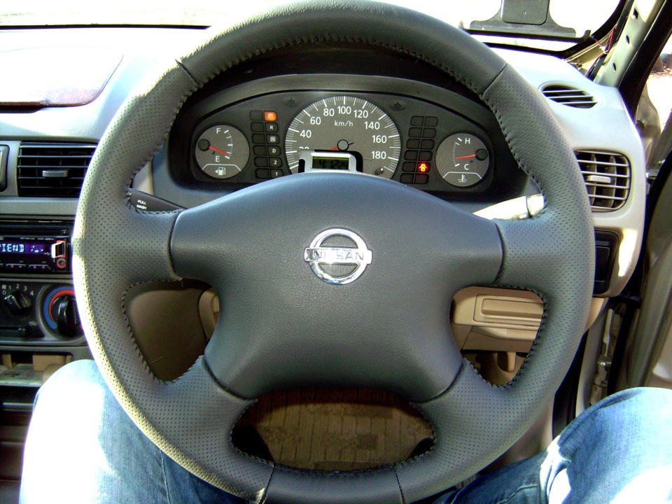 Как снять руль ниссан санни fb15 Руль в кожу! - Nissan Sunny (B15), 1,5 л, 2002 года тюнинг DRIVE2