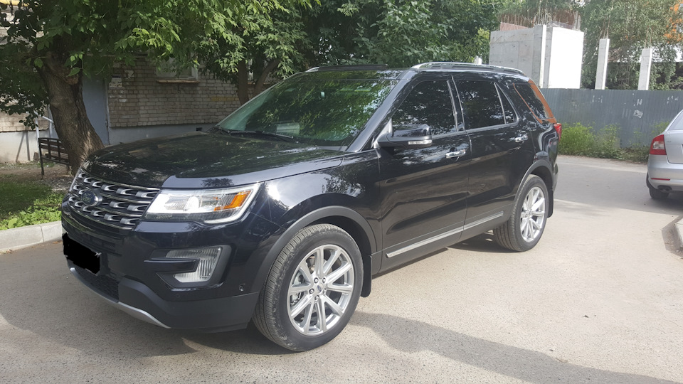 Установка \"Автоматической\" тонировки — Ford Explorer (5G), 3,5 л, 2017 ...